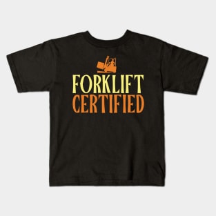 Forklift Certified Meme Kids T-Shirt